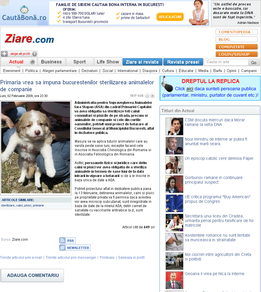 ziare.com suge cuc